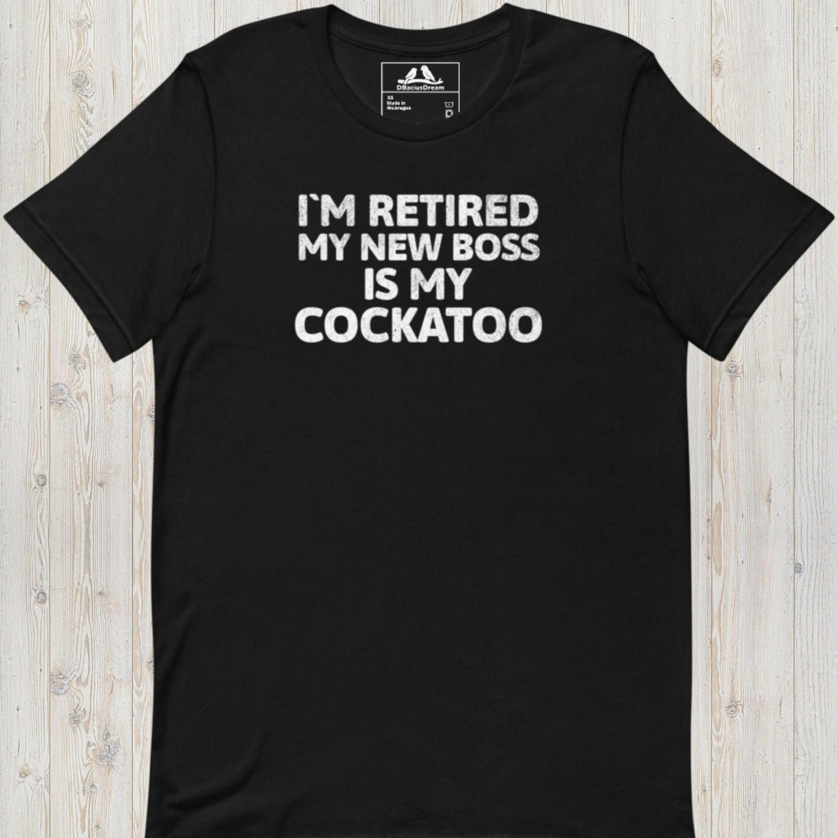 My New Boss Is My Cockatoo Unisex t-shirt