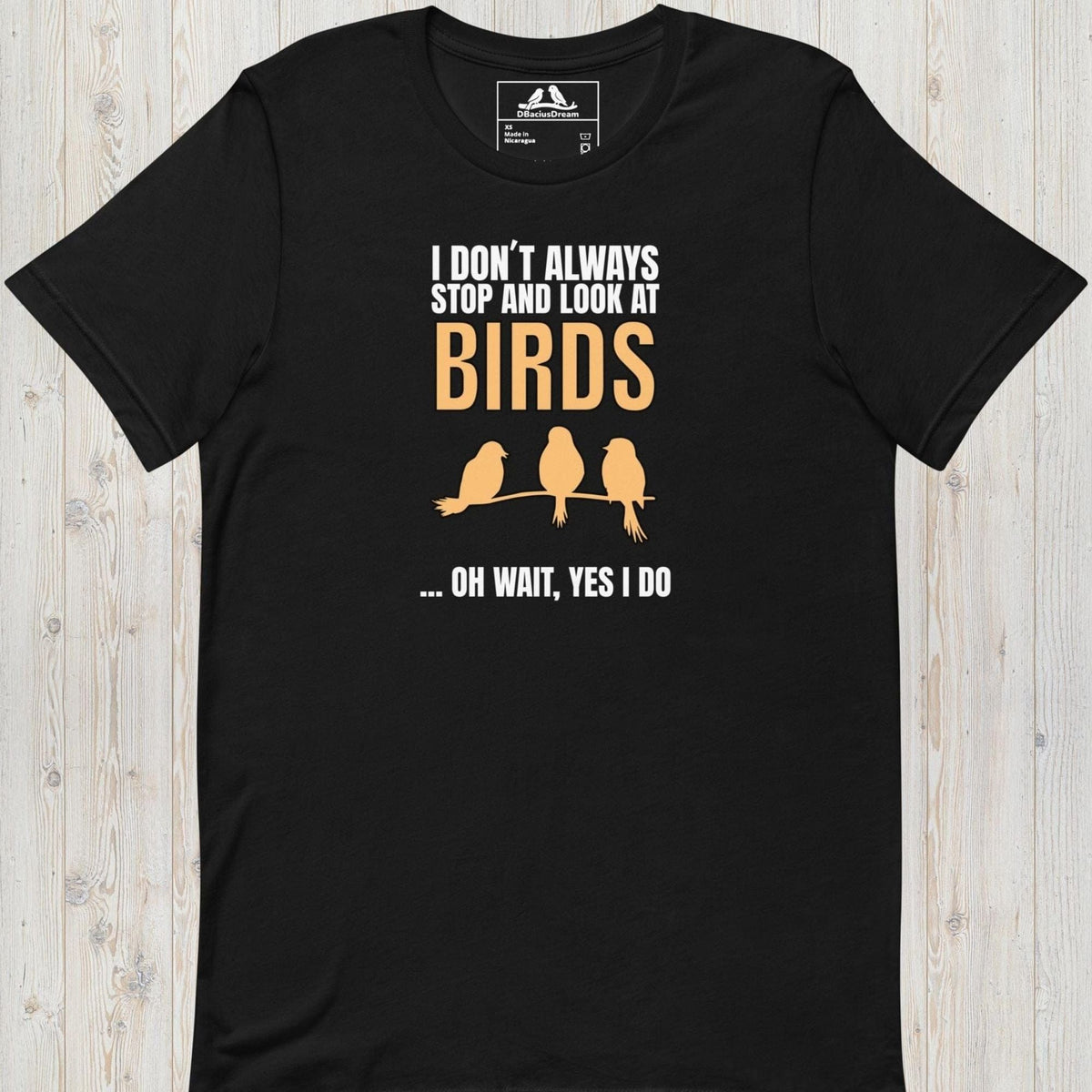 Stop and Look At Birds Unisex t-shirt