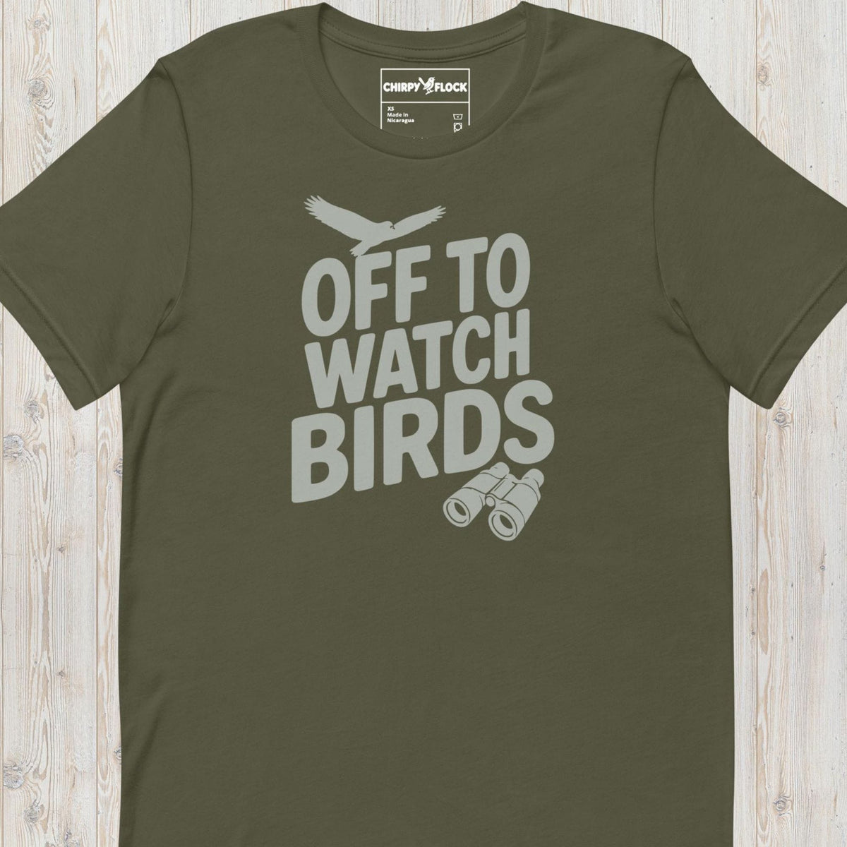 Off To Watch Birds t-shirt