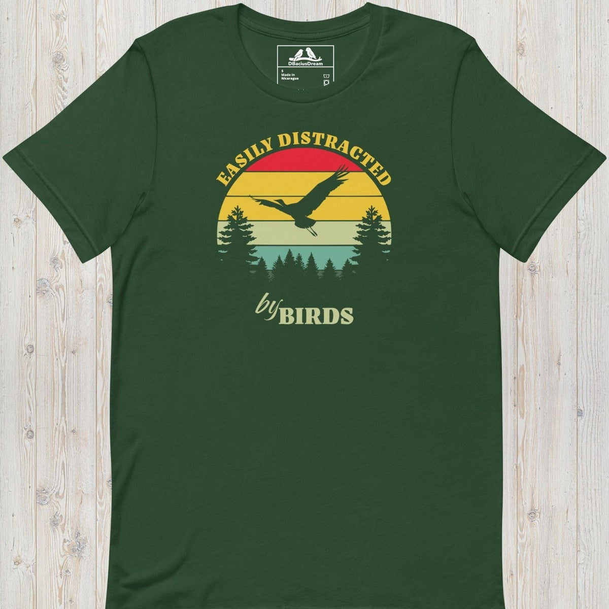 Easily Distracted By Birds Unisex t-shirt