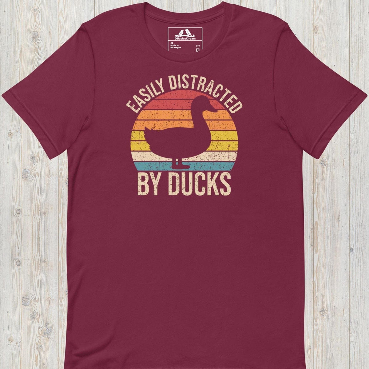 Easily Distracted By Ducks Unisex t-shirt