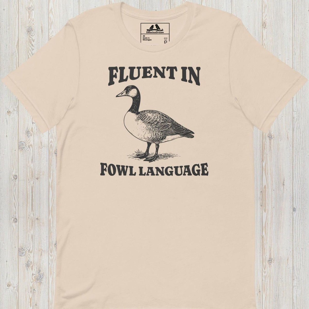 Fluent In Fowl Language Unisex t-shirt