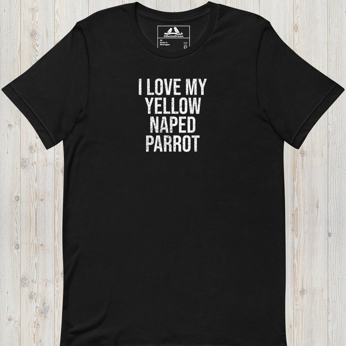 I Love My Yellow Naped Parrot Unisex t-shirt
