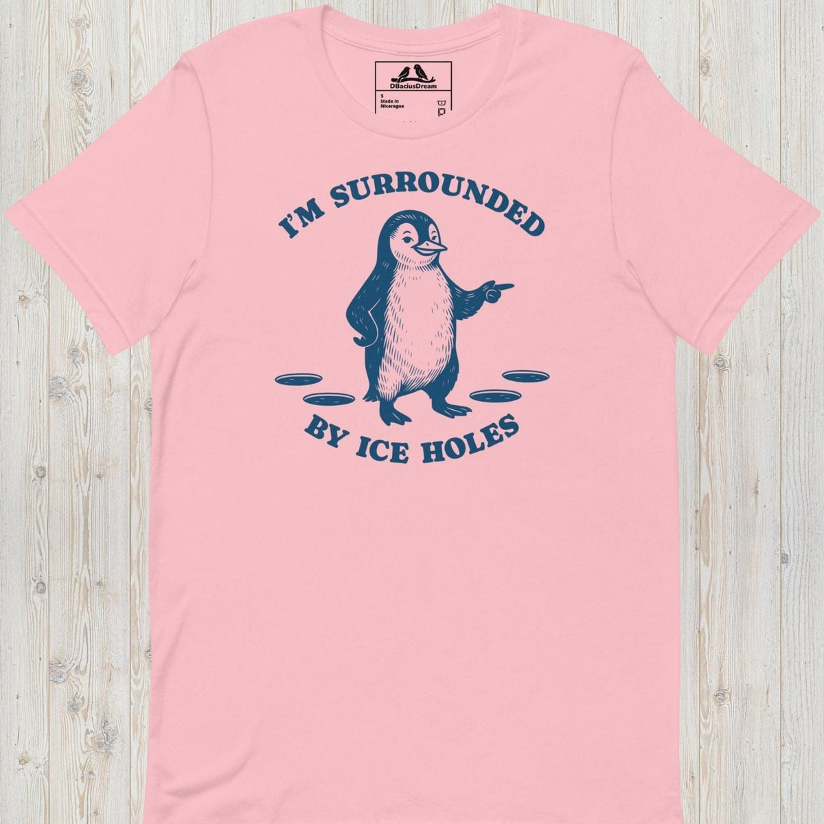 Surrounded By Ice Holes Unisex t-shirt