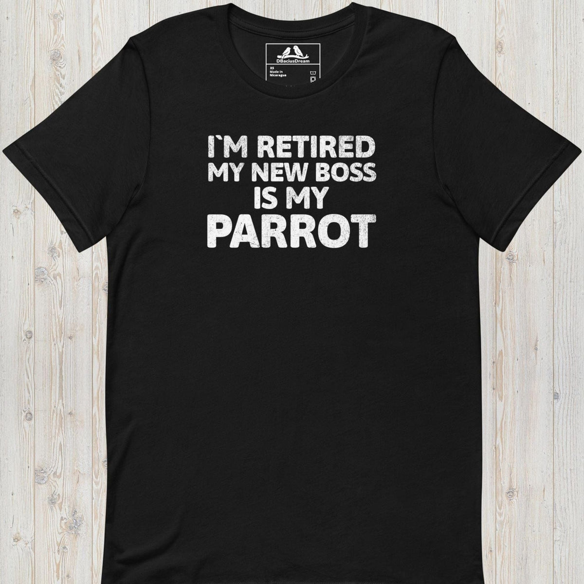 My New Boss Is My Parrot Unisex t-shirt