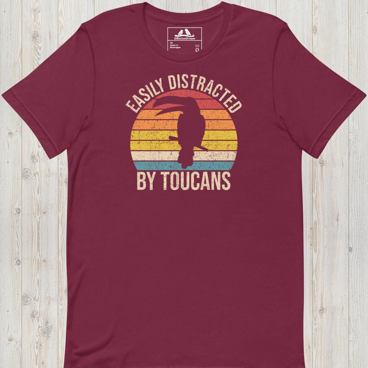 Easily Distracted By Toucans Unisex t-shirt
