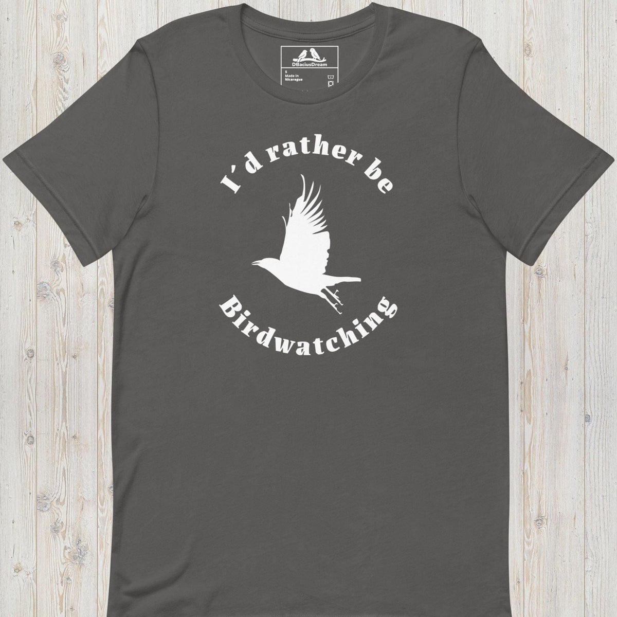 I´d Rather Be Birdwatching Unisex t-shirt