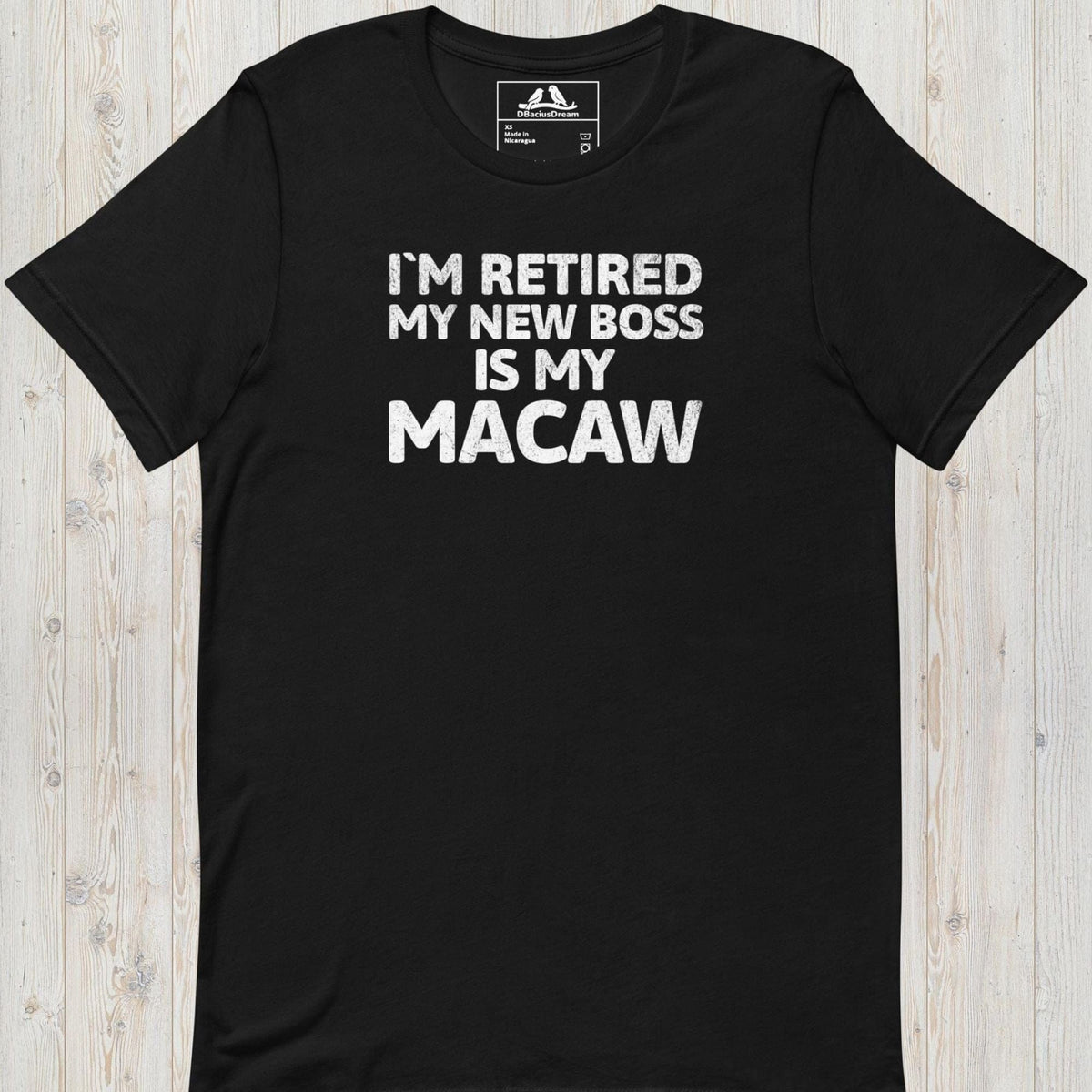 My New Boss Is My Macaw Unisex t-shirt