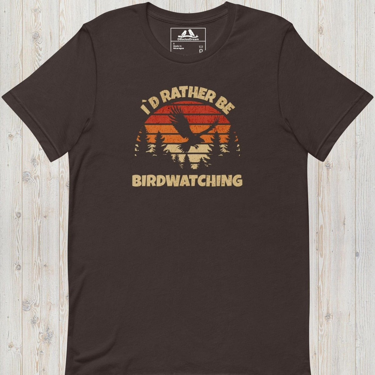 Id Rather Be Birdwatching Unisex t-shirt