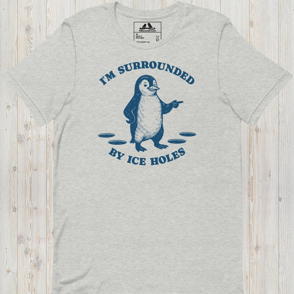 Surrounded By Ice Holes Unisex t-shirt
