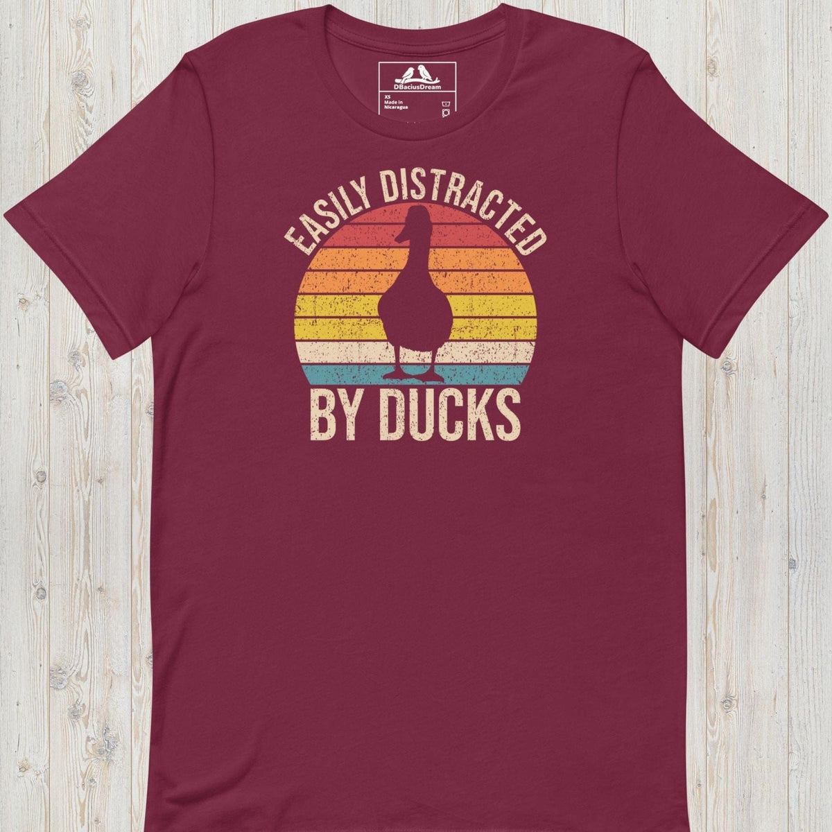 Easily Distracted By Ducks Unisex t-shirt