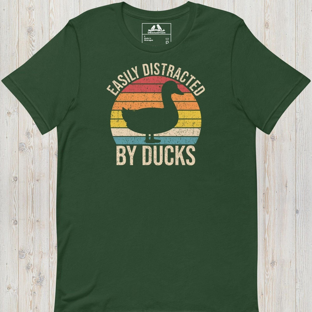 Easily Distracted By Ducks Unisex t-shirt