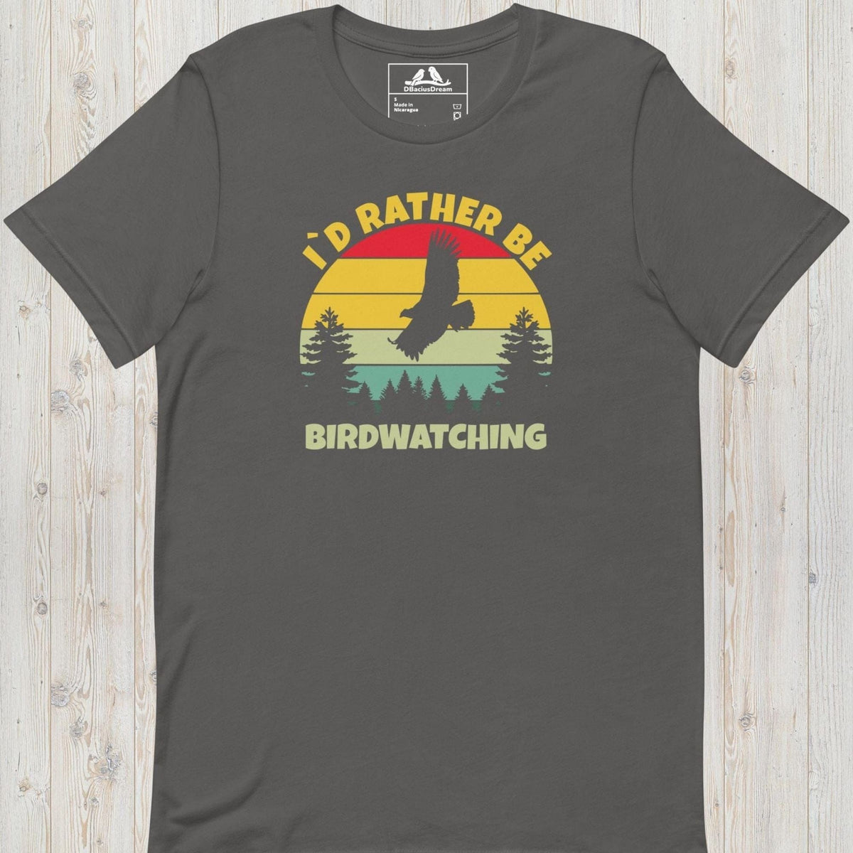 I´d Rather Be Birdwatching Unisex t-shirt
