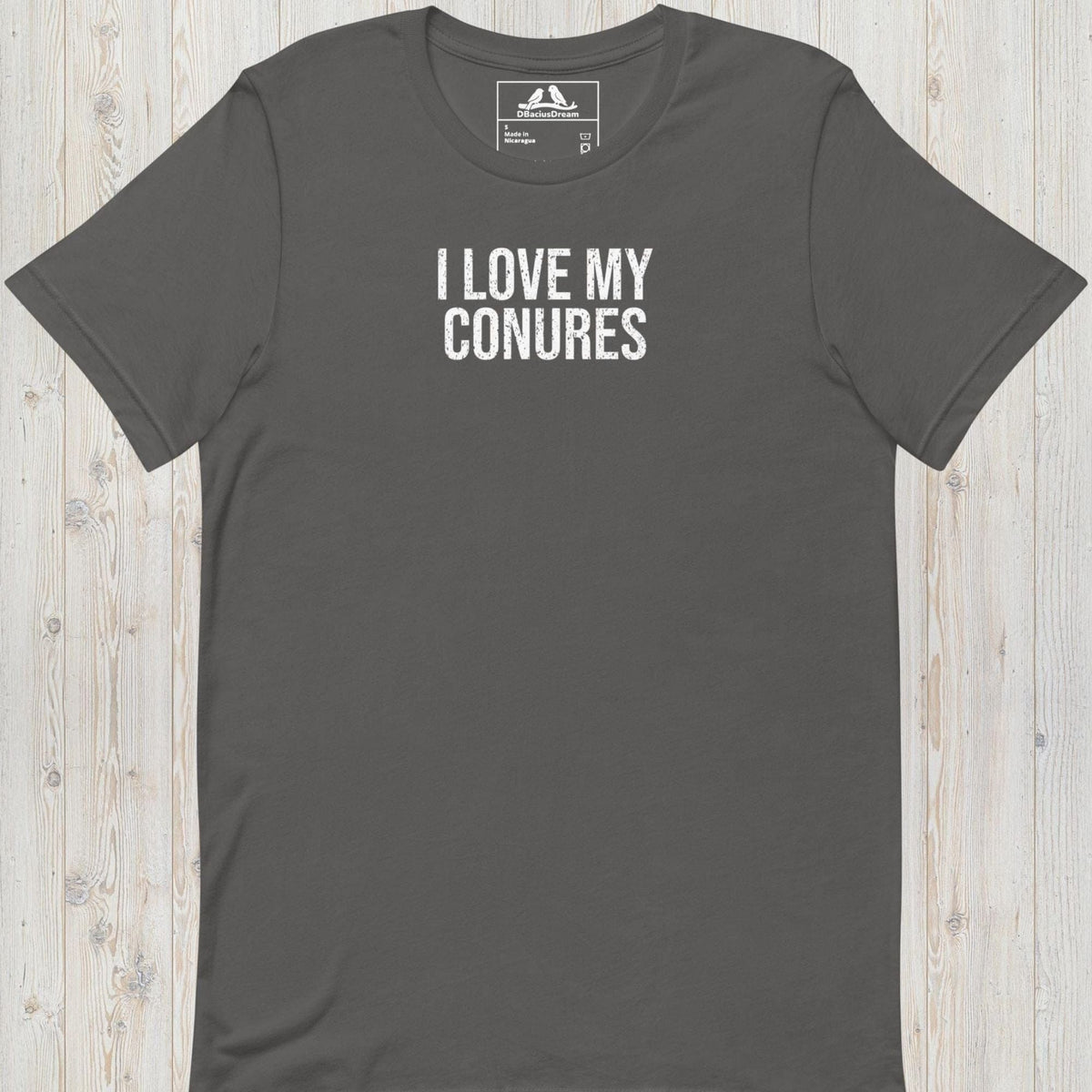 I Love My Conures Unisex t-shirt
