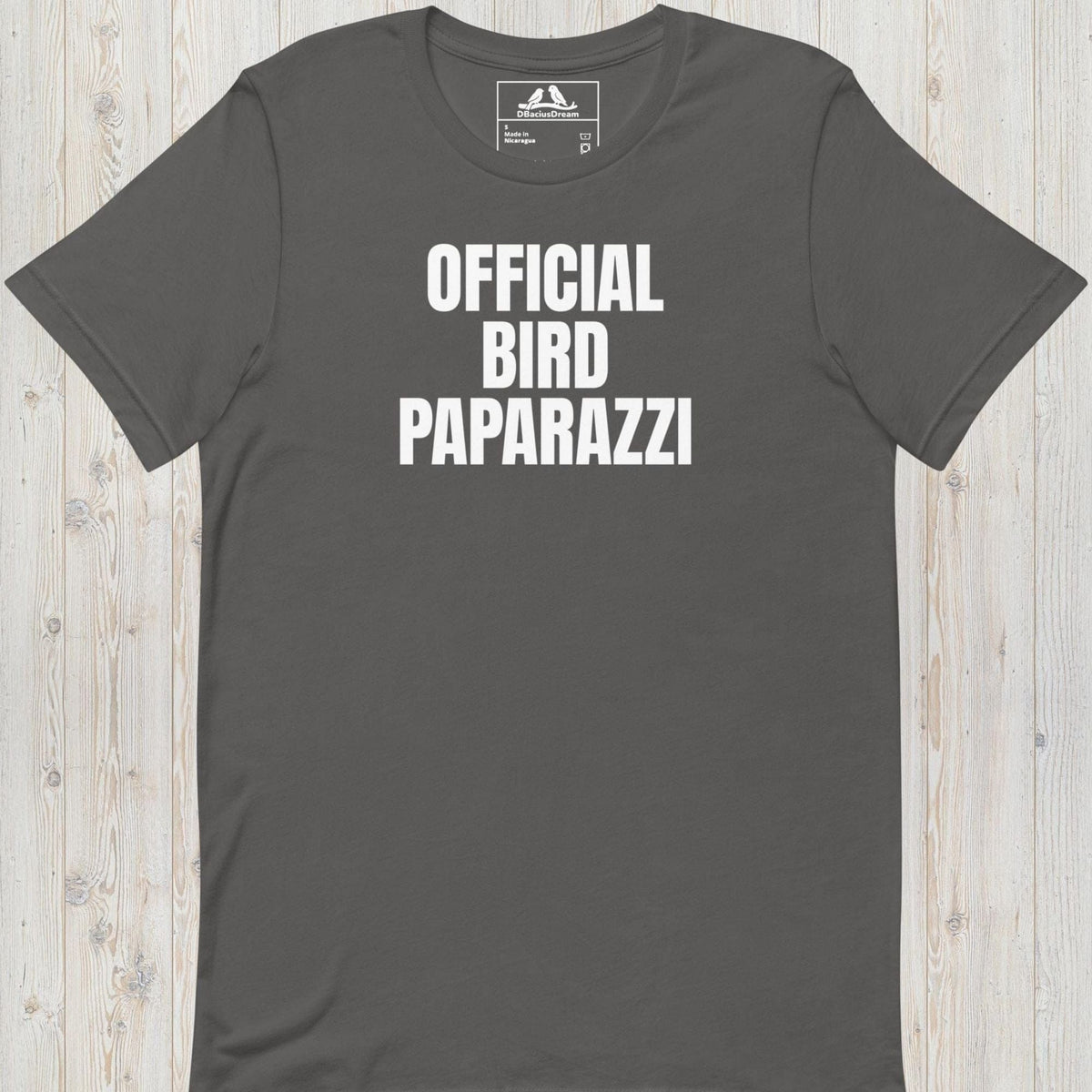 Official Bird Paparazzi Unisex t-shirt