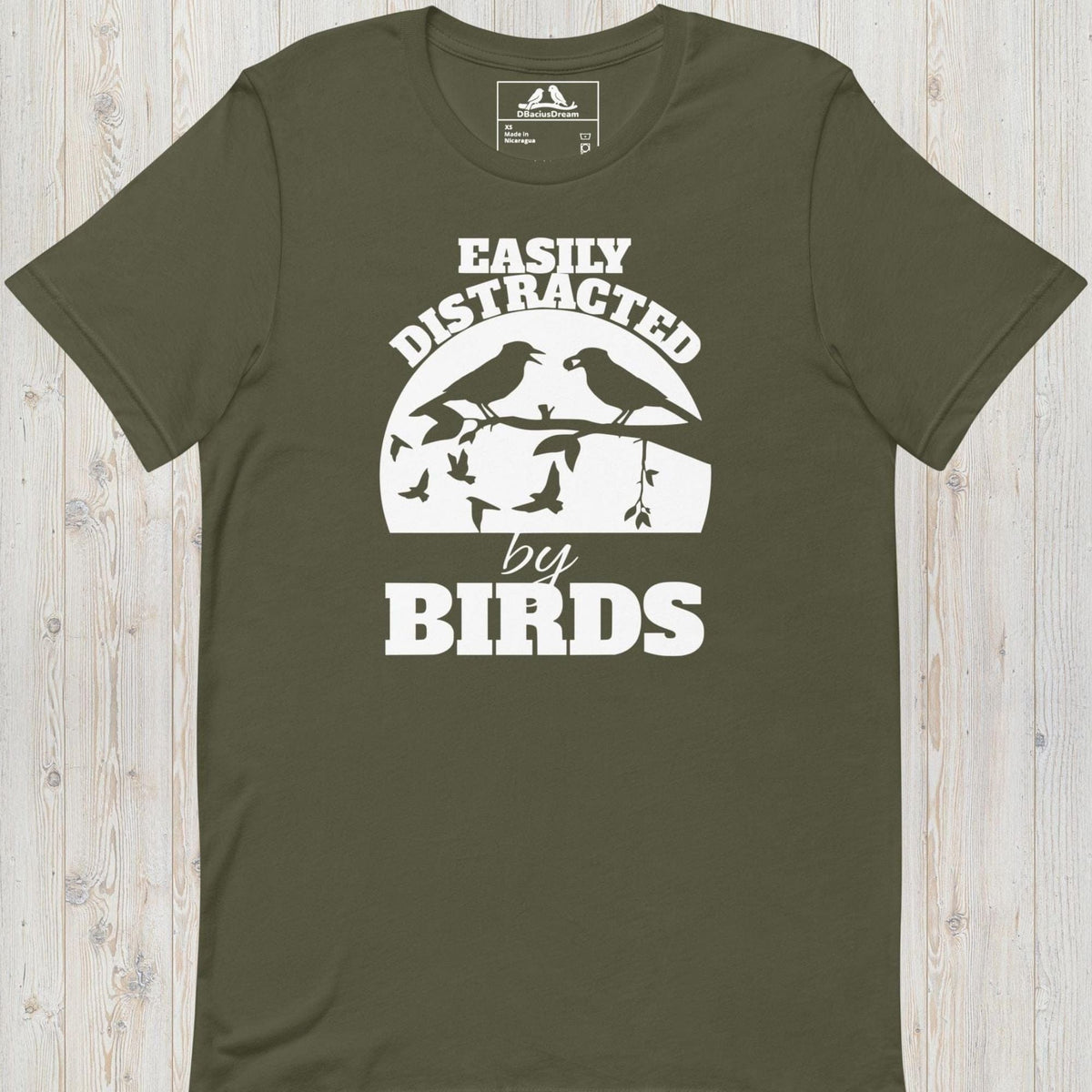Easily Distracted By Birds Unisex t-shirt
