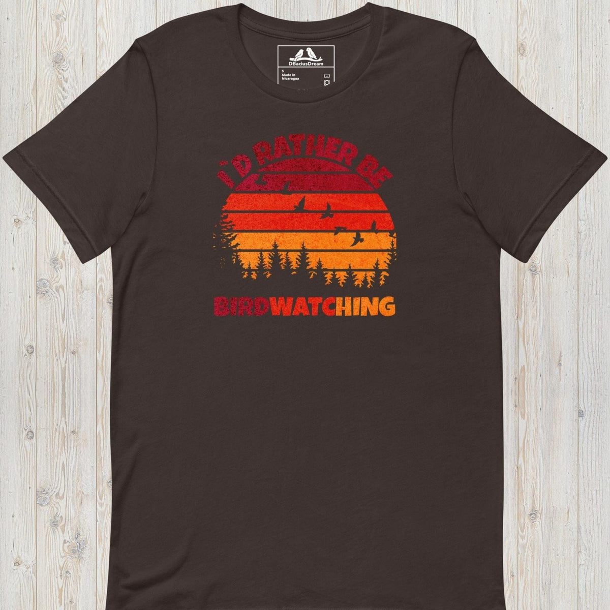 Id Rather Be Birdwatching Unisex t-shirt
