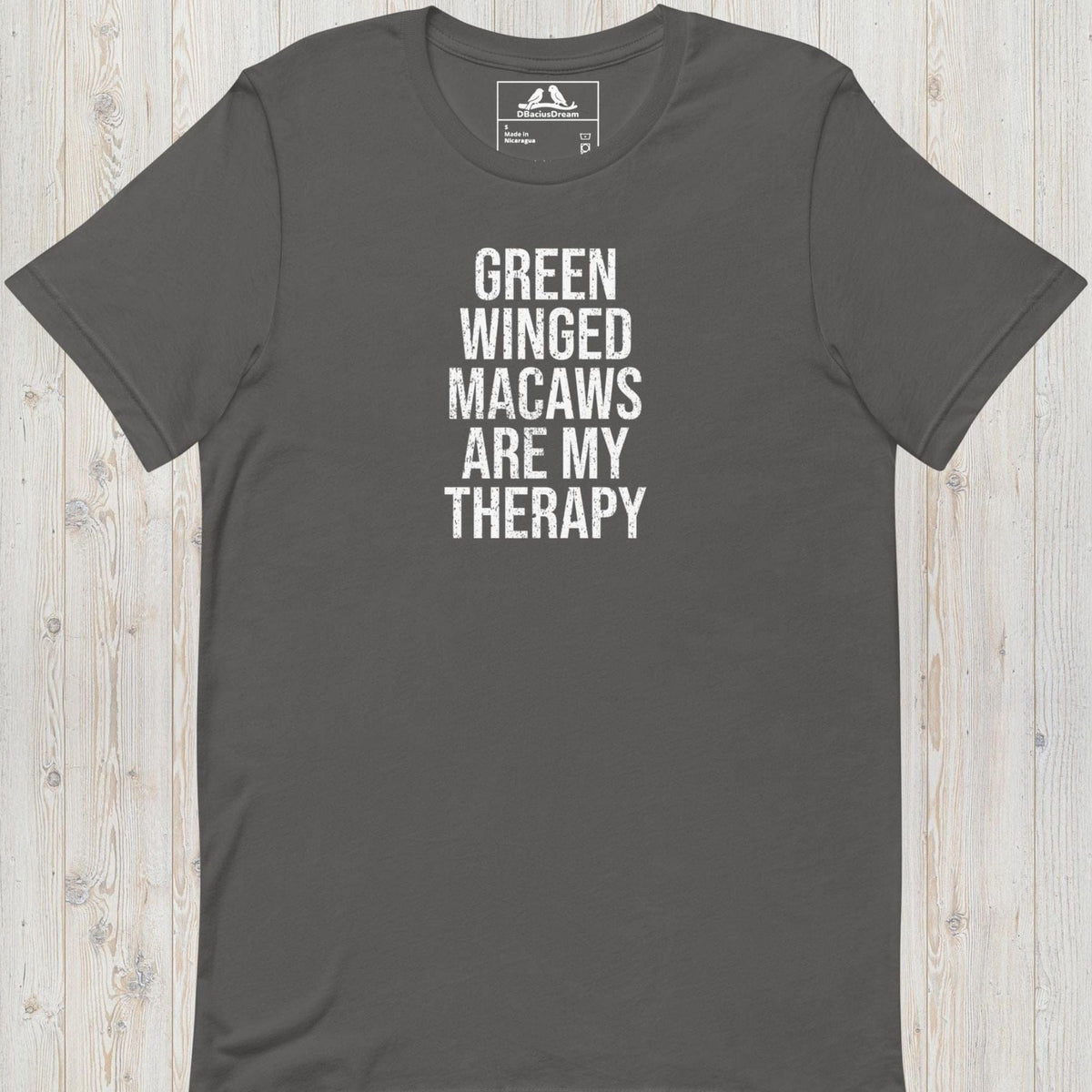 Green Winged Macaws Are My Therapy Unisex t-shirt
