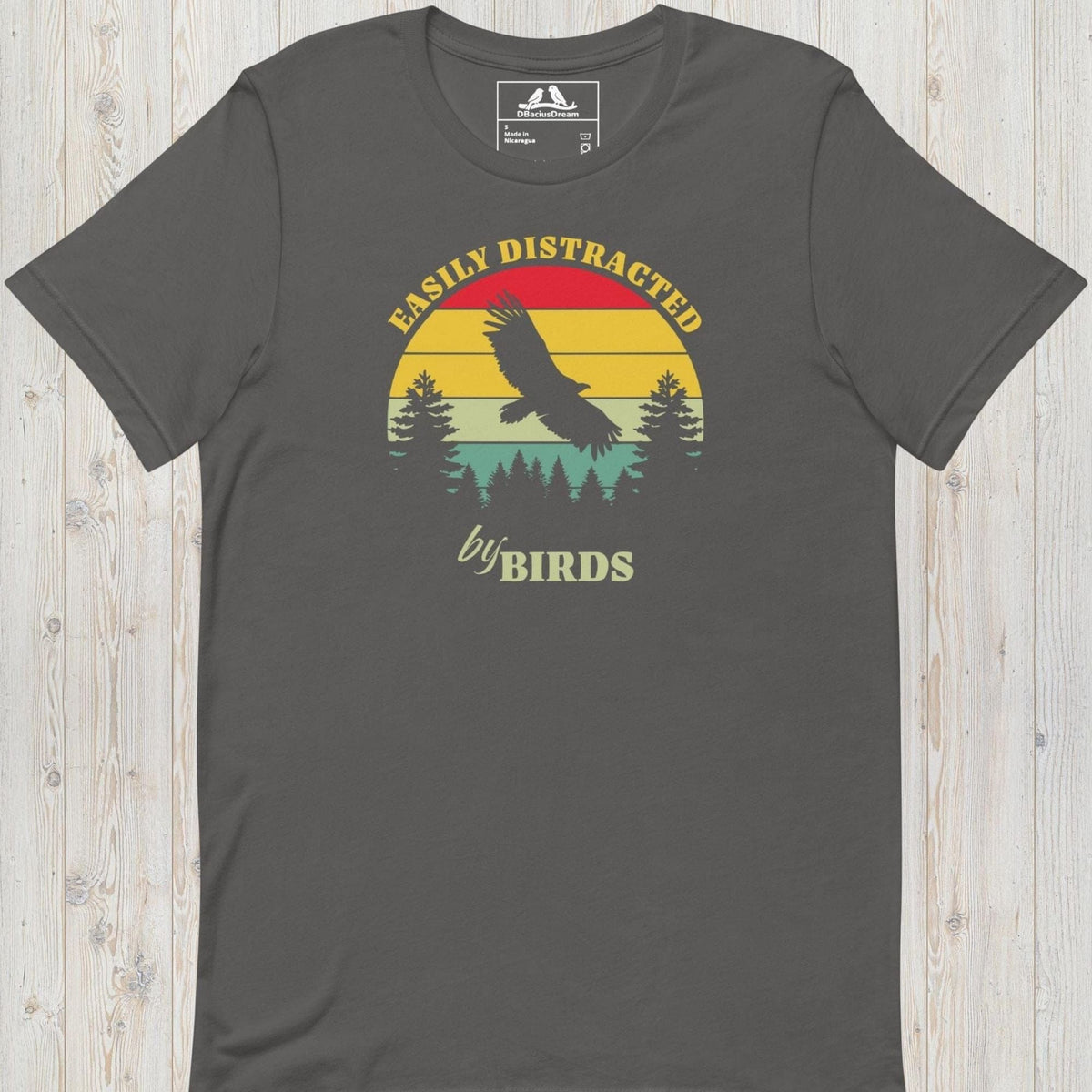 Easily Distracted By Birds Unisex t-shirt