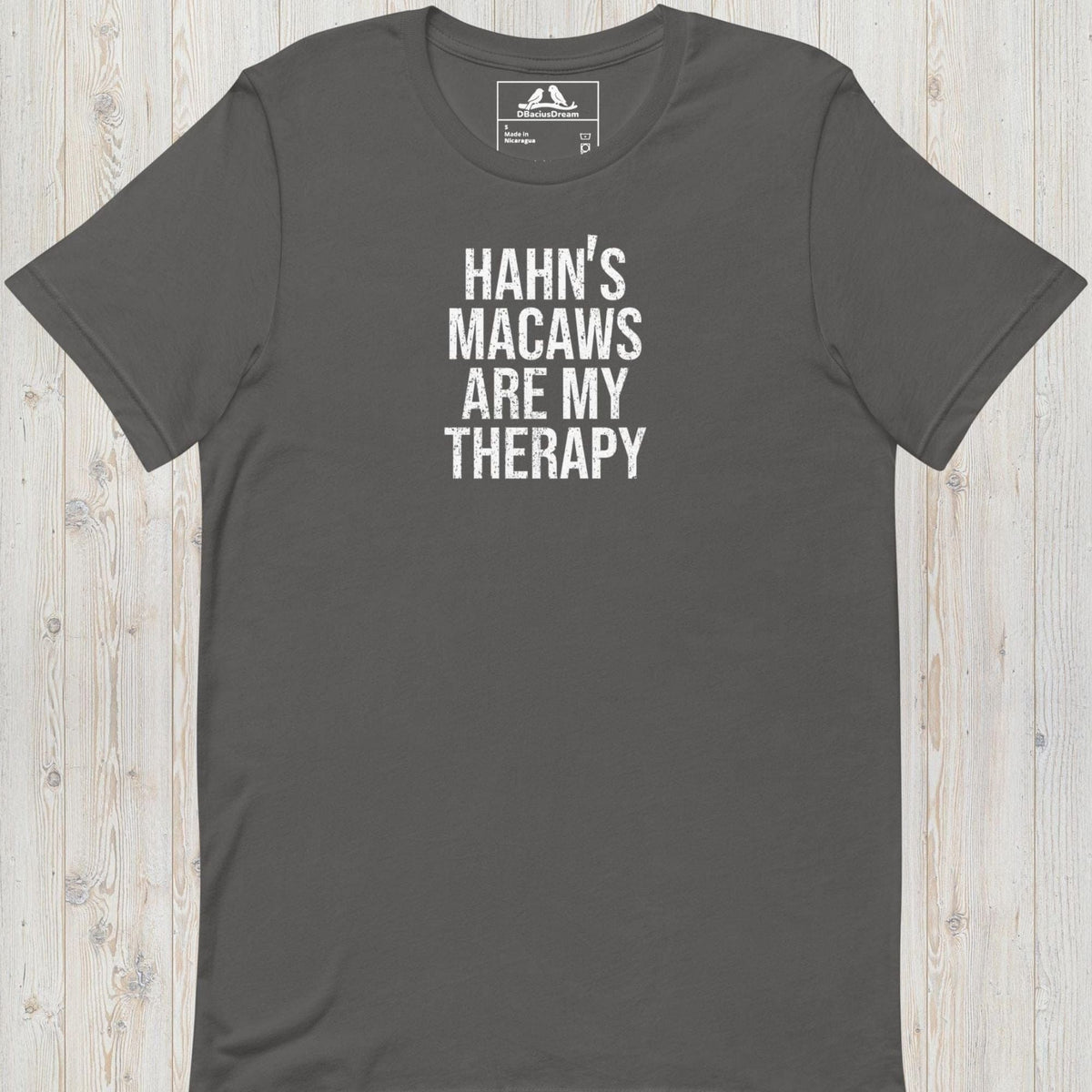Hahn`s Macaws Are My Therapy Unisex t-shirt