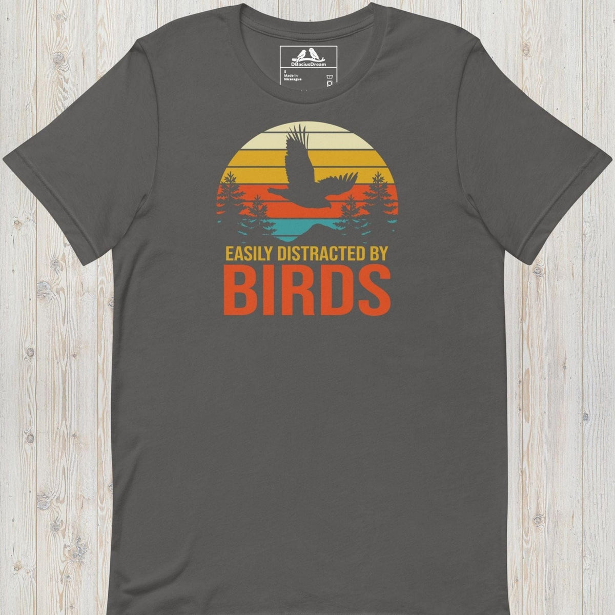 Easily Distracted By Birds Unisex t-shirt