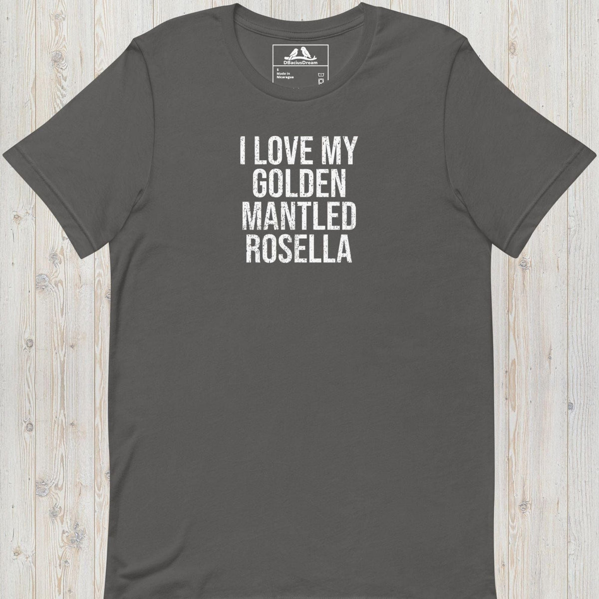 I Love My Golden Mantled Rosella Unisex t-shirt