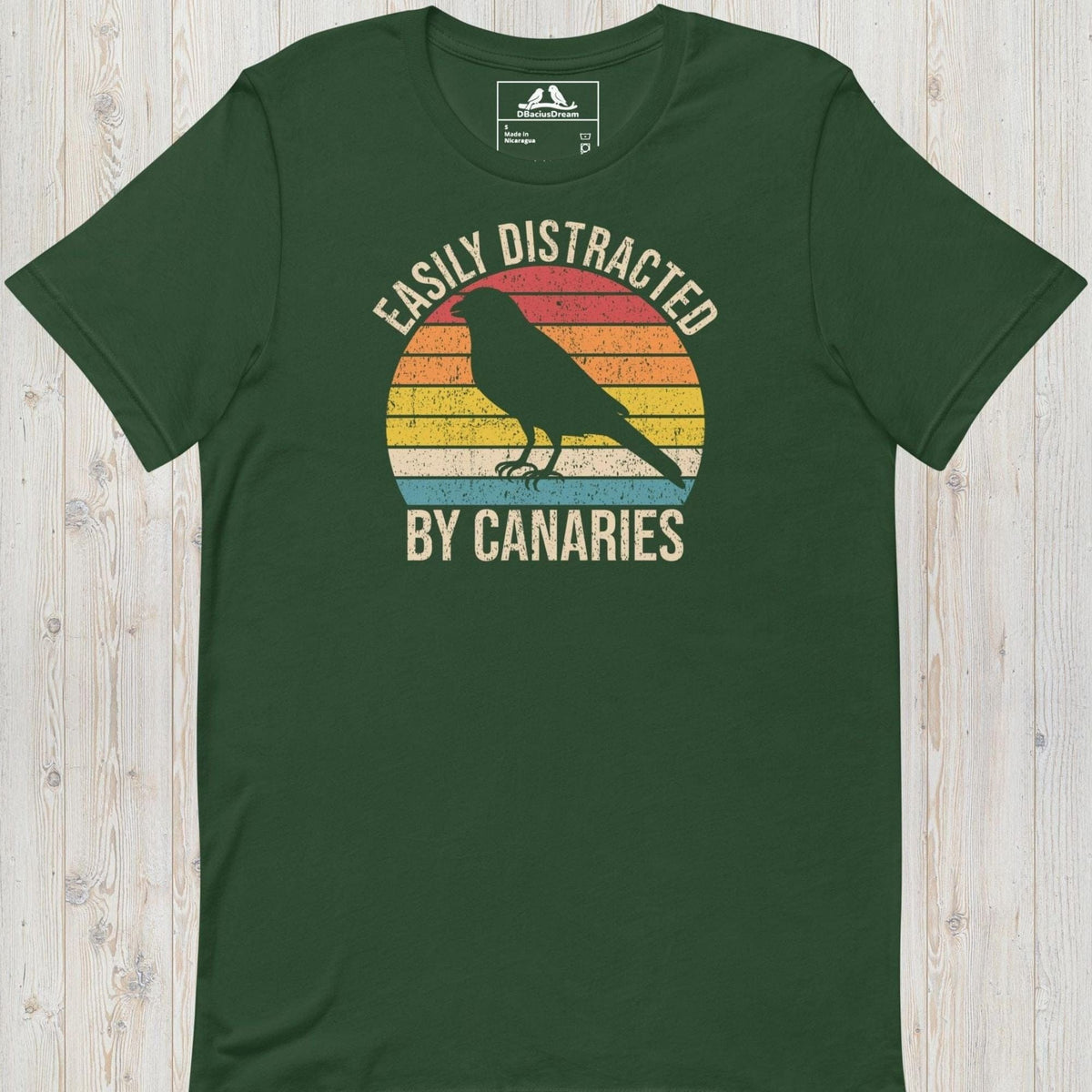 Easily Distracted By Canaries  Unisex t-shirt