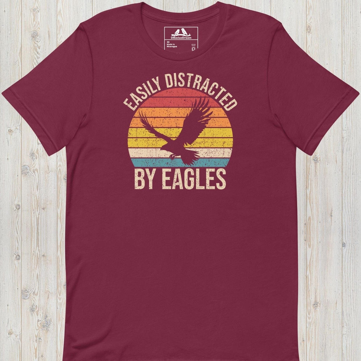 Easily Distracted By Eagles Unisex t-shirt