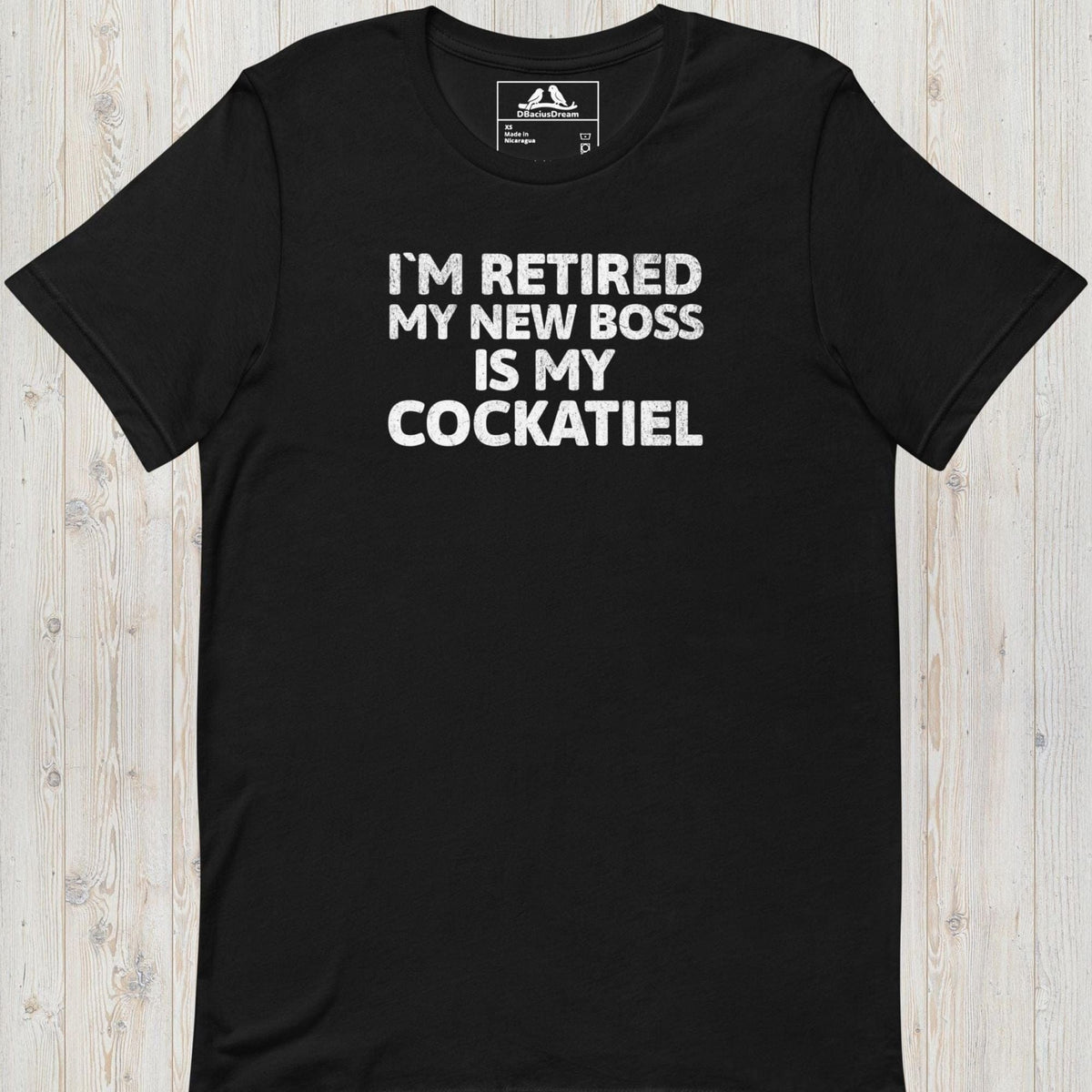 My New Boss Is My Cockatiel Unisex t-shirt