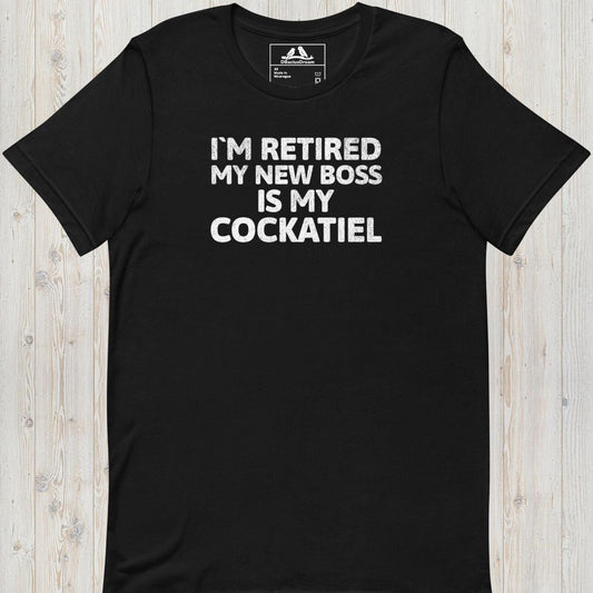 My New Boss Is My Cockatiel Unisex t-shirt