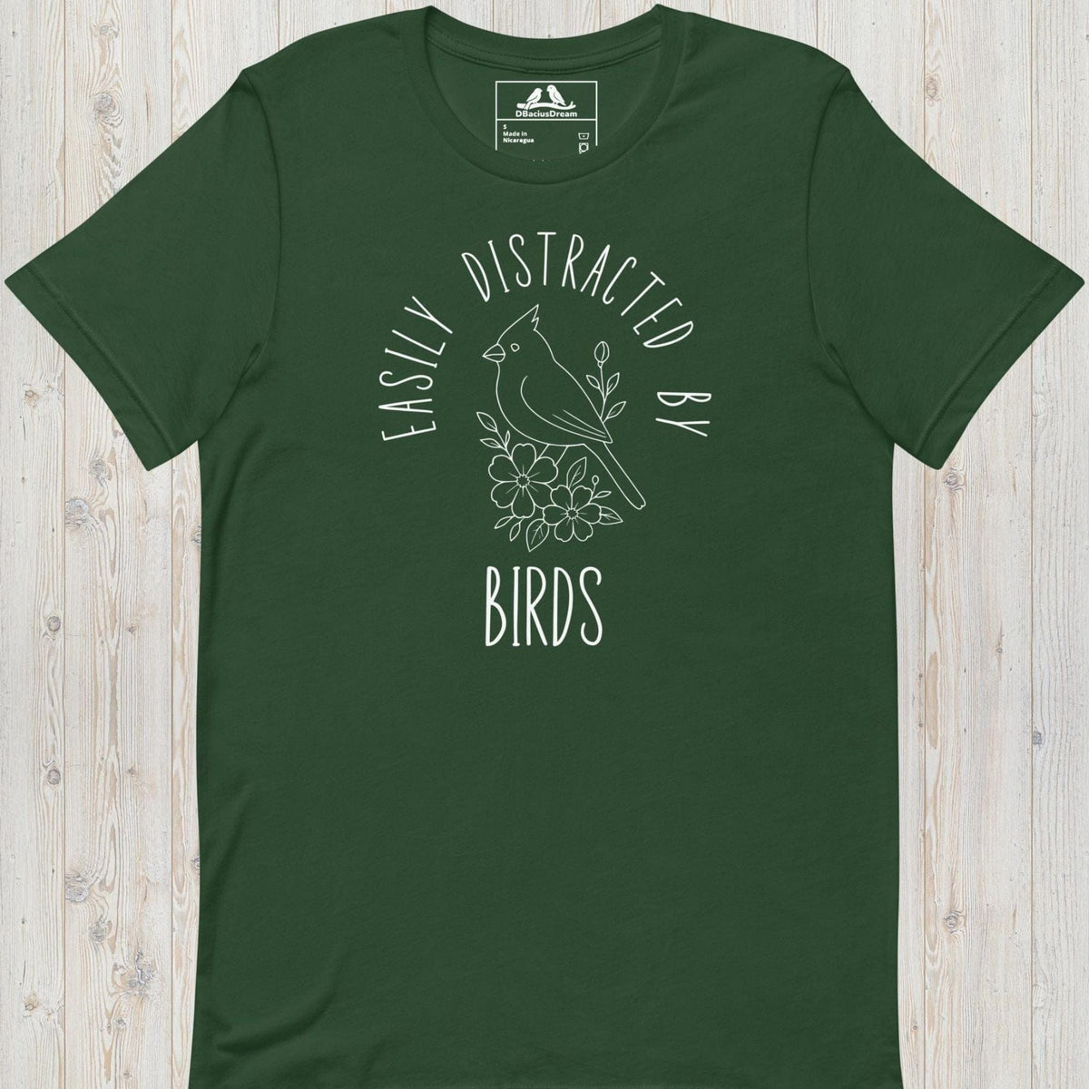 Easily Distracted By Birds Unisex t-shirt