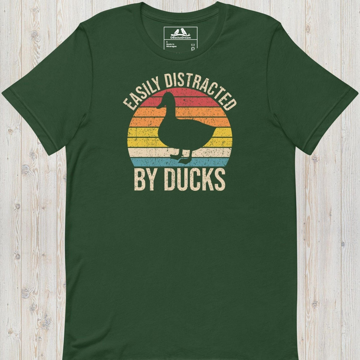 Easily Distracted By Ducks Unisex t-shirt