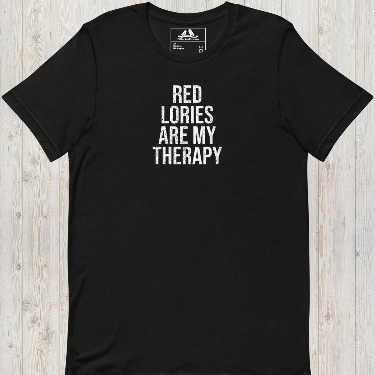 Red Lories Are My Therapy Unisex t-shirt