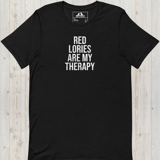Red Lories Are My Therapy Unisex t-shirt