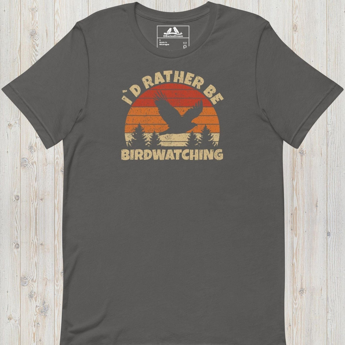 I´d Rather Be Birdwatching Unisex t-shirt
