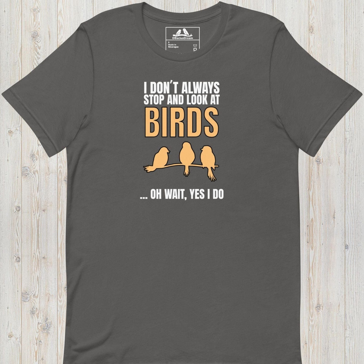 Stop and Look At Birds Unisex t-shirt