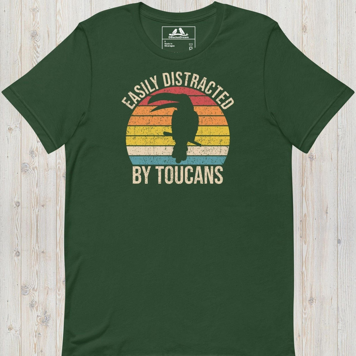 Easily Distracted By Toucans Unisex t-shirt