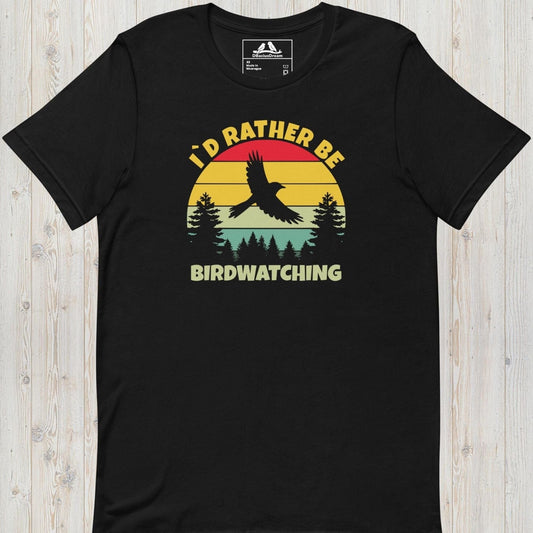 I´d Rather Be Birdwatching Unisex t-shirt