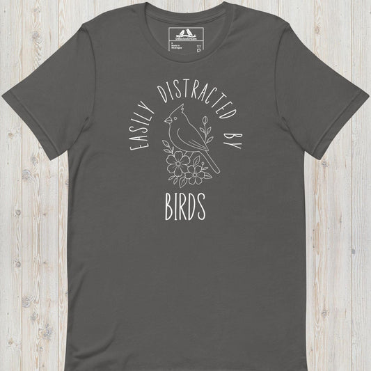 Easily Distracted By Birds Unisex t-shirt