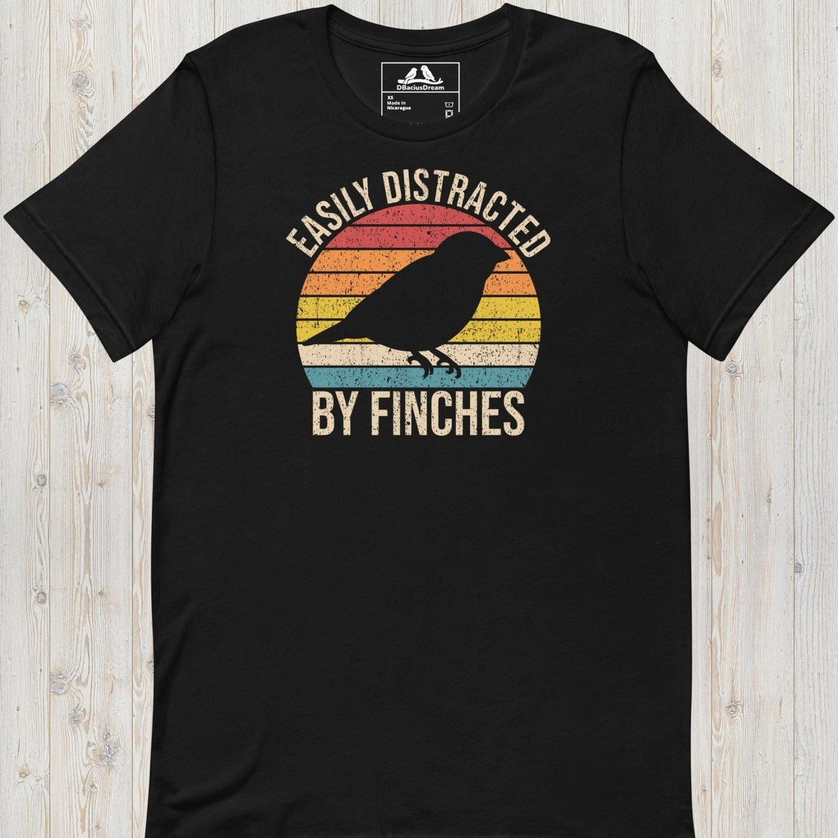 Easily Distracted By Finches Unisex t-shirt