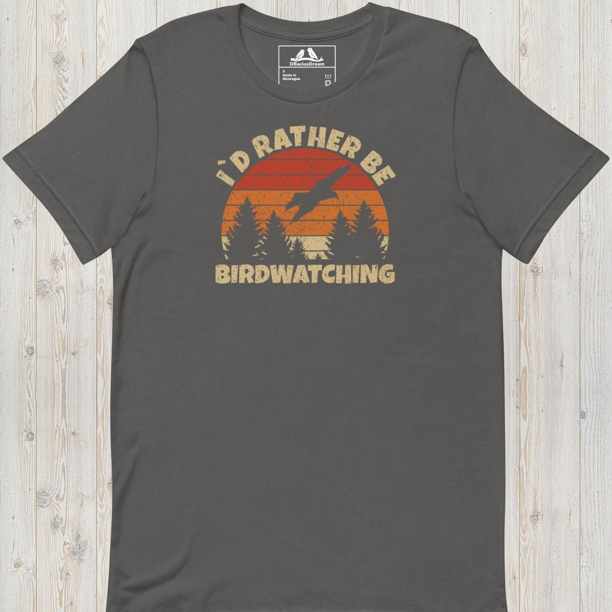 I´d Rather Be Birdwatching Unisex t-shirt