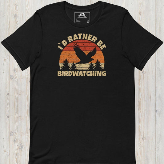 I´d Rather Be Birdwatching Unisex t-shirt