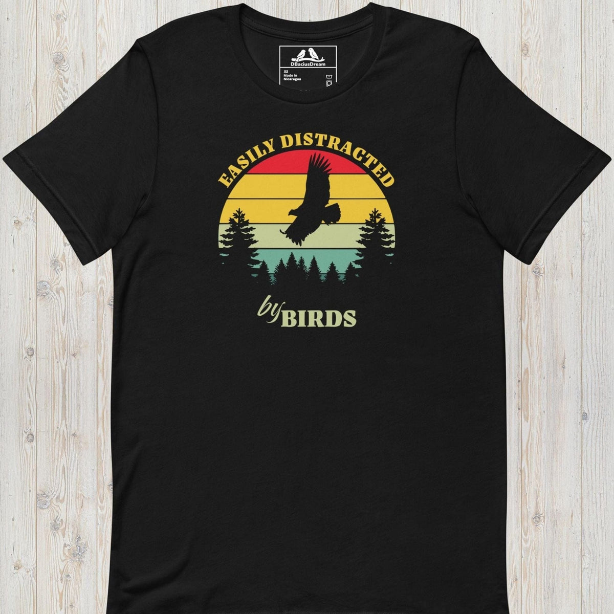 Easily Distracted By Birds Unisex t-shirt
