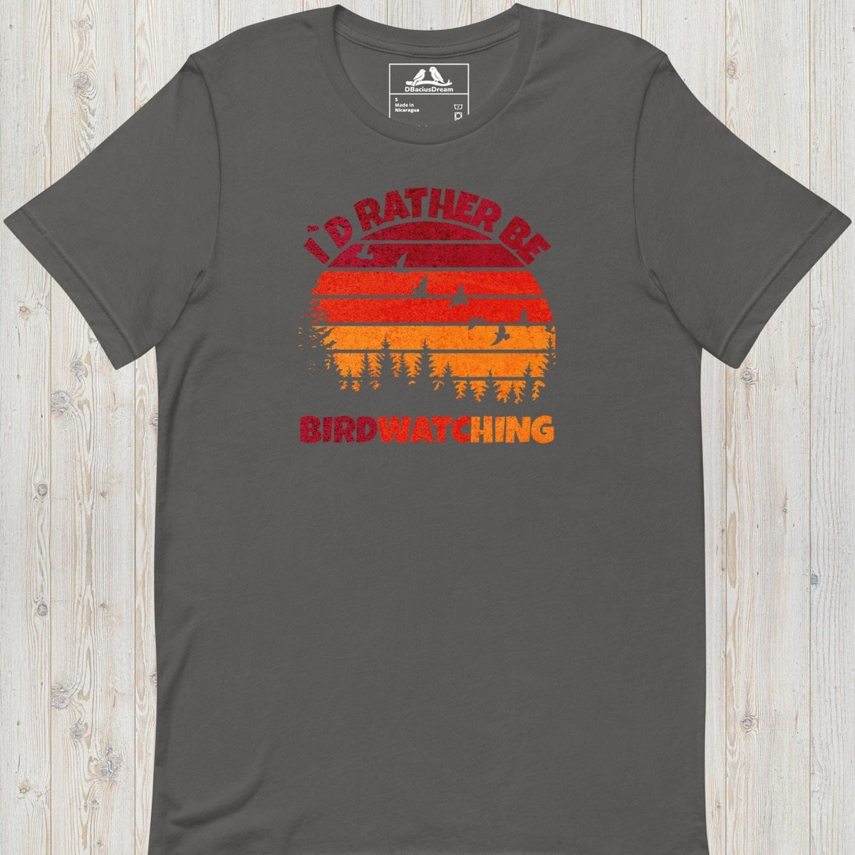 Id Rather Be Birdwatching Unisex t-shirt