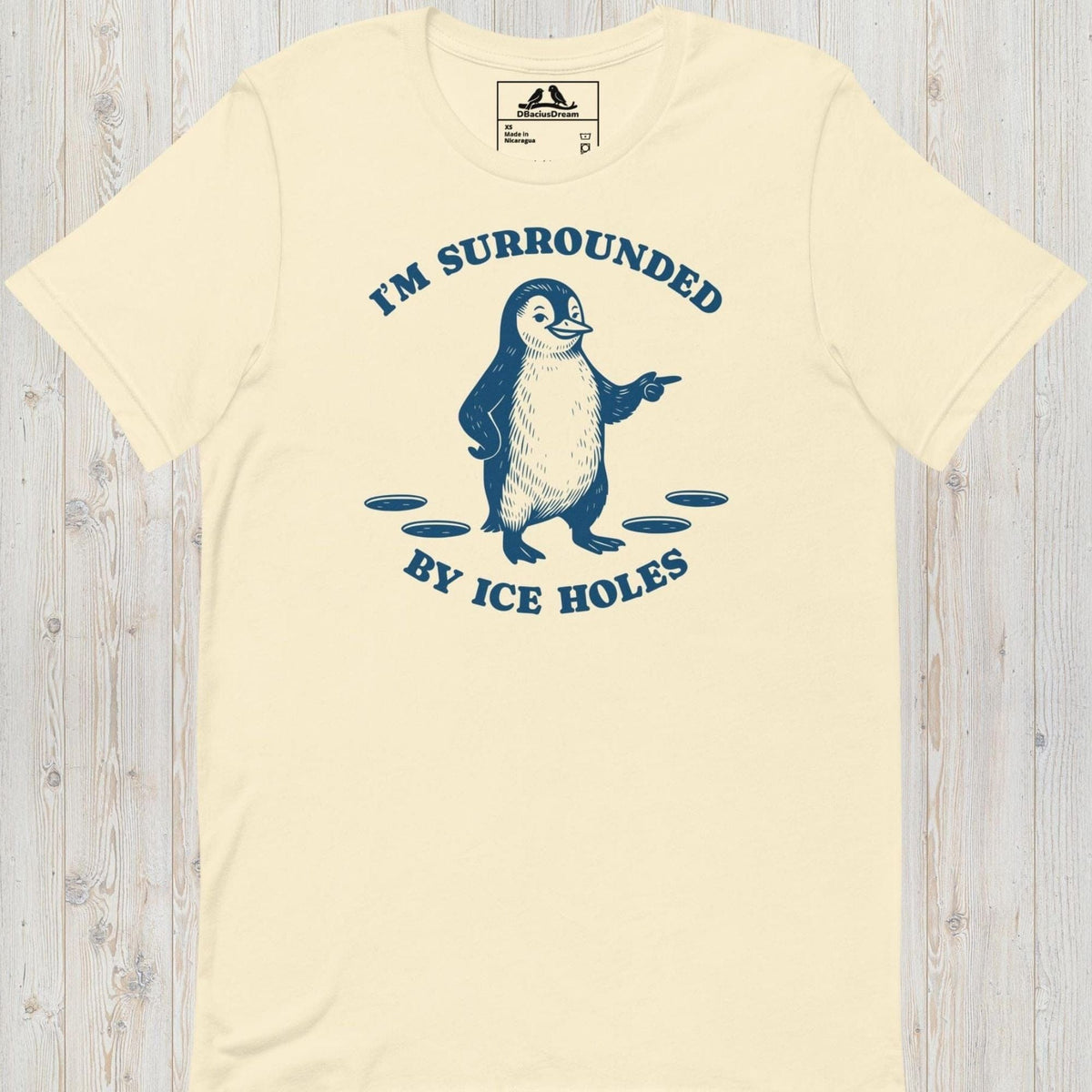 Surrounded By Ice Holes Unisex t-shirt