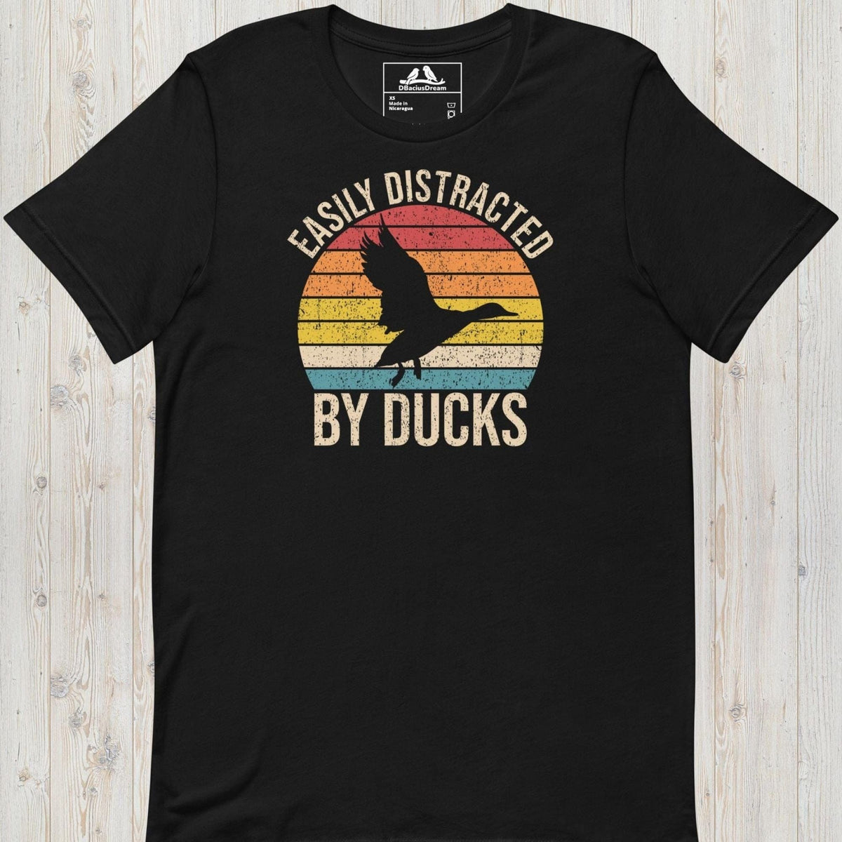 Easily Distracted By Ducks Unisex t-shirt