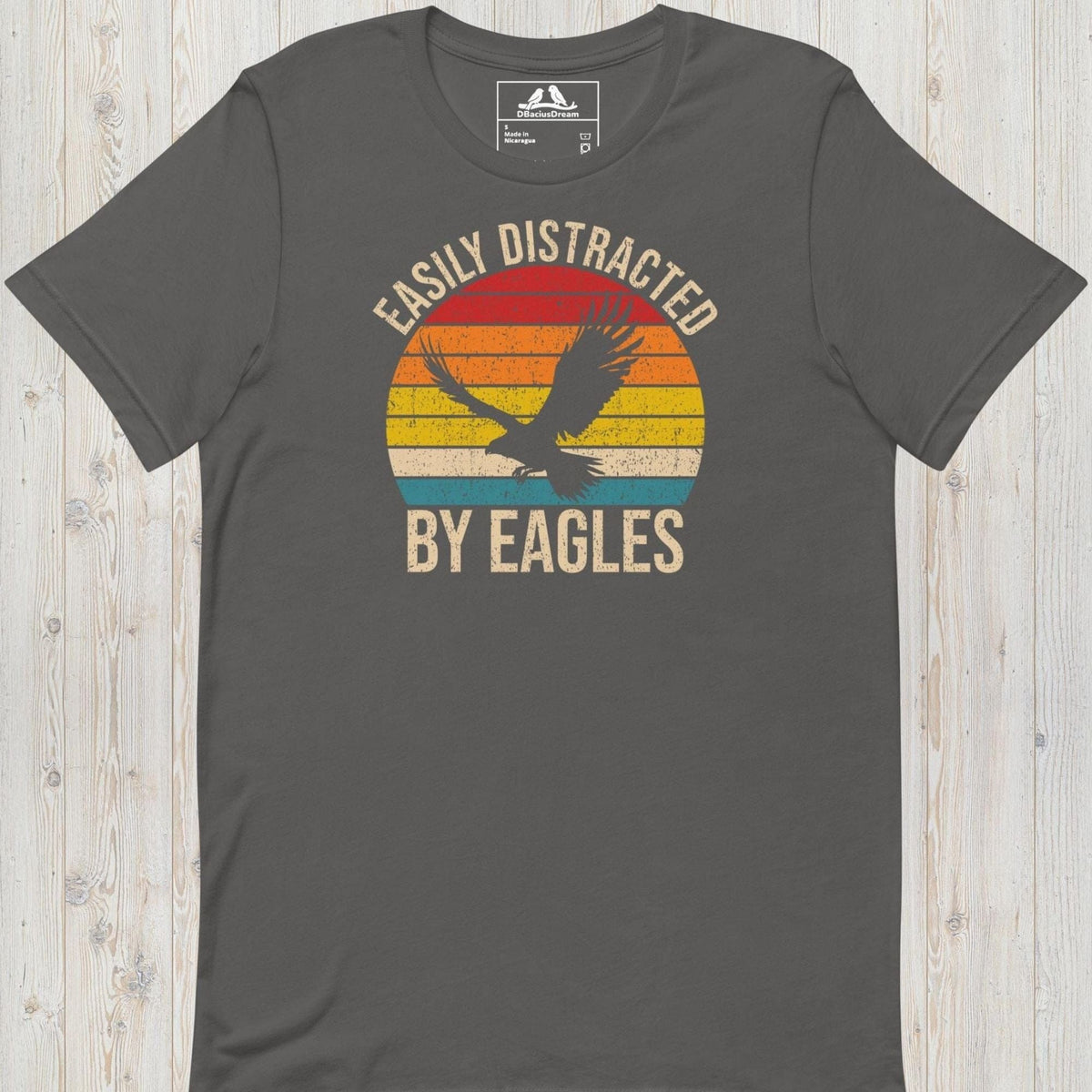 Easily Distracted By Eagles Unisex t-shirt