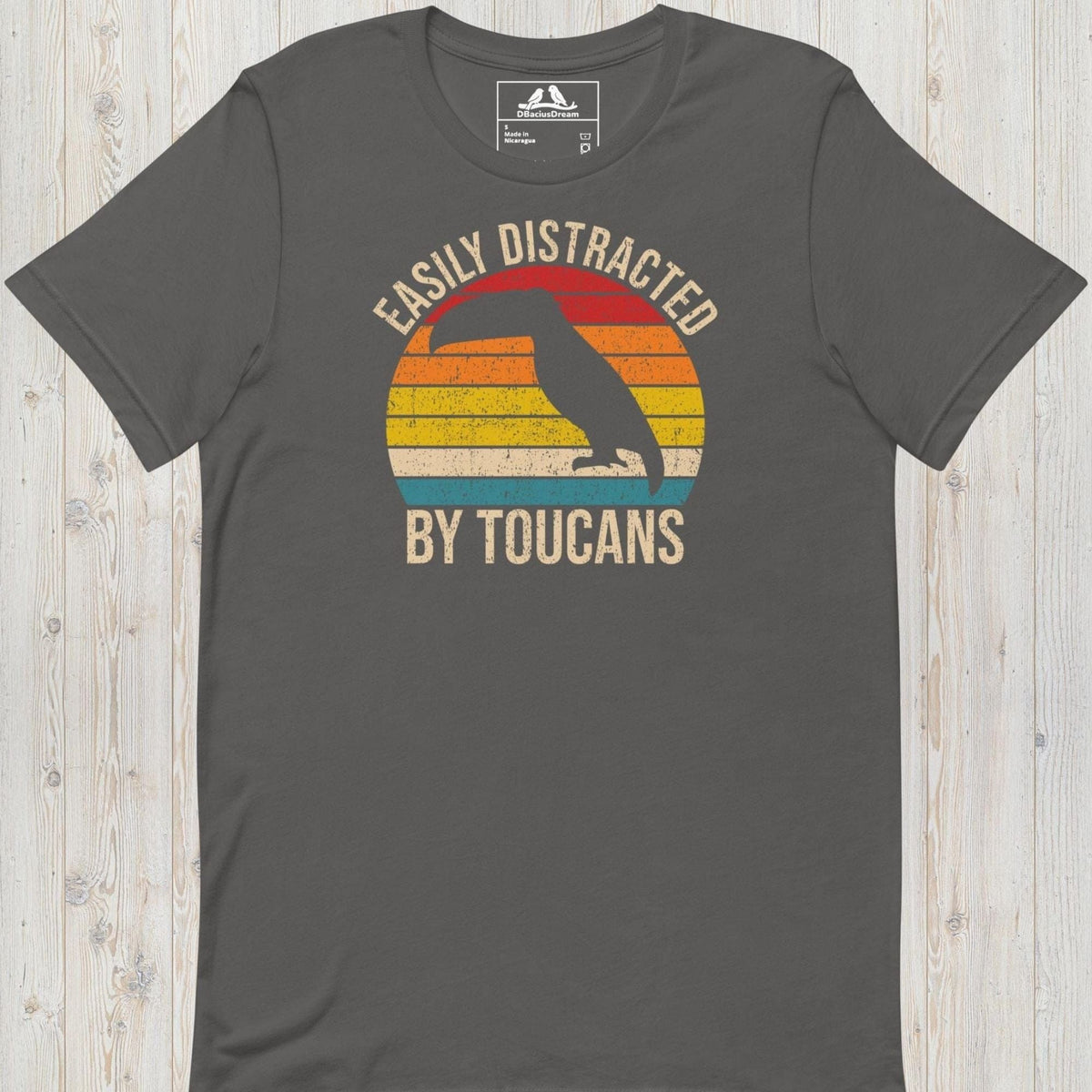 Easily Distracted By Toucans Unisex t-shirt