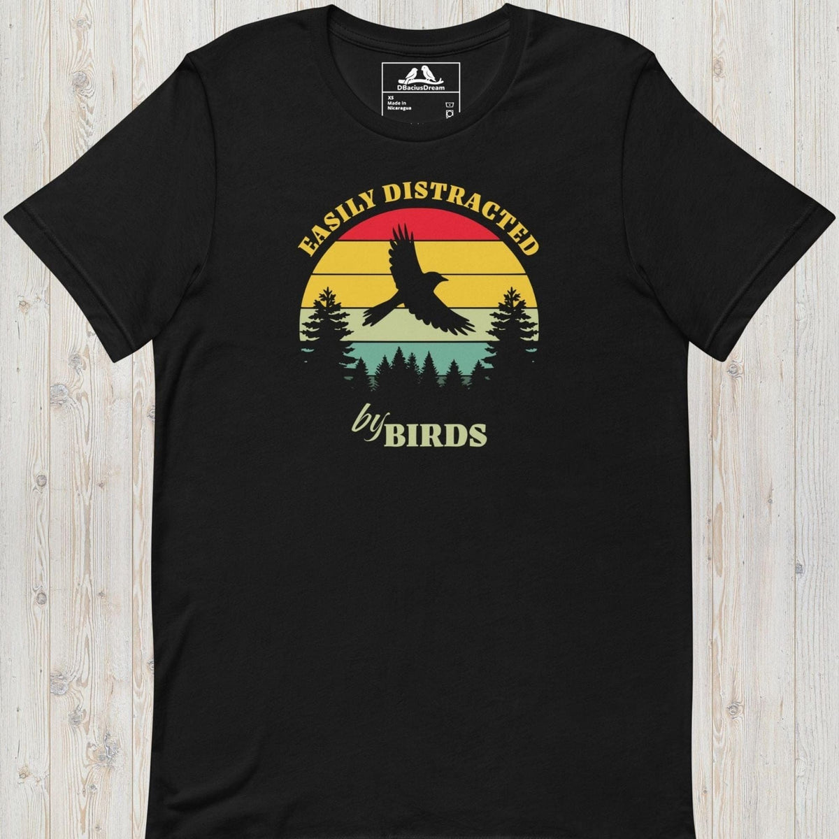 Easily Distracted By Birds Unisex t-shirt