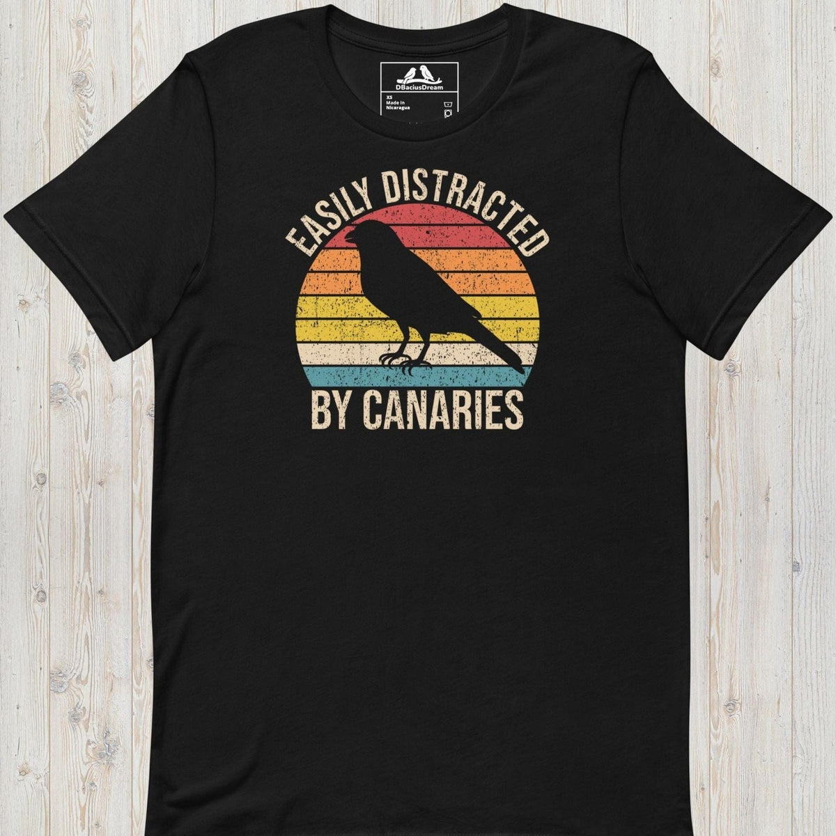 Easily Distracted By Canaries  Unisex t-shirt